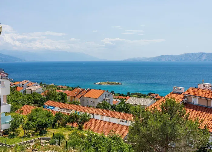 Ferienhaus Bezaubernde Nur 500 Meter Zum Mit Meerblick, Privatpool, Grill, Waschmaschine