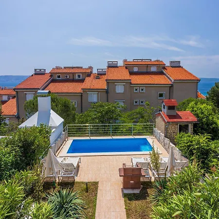 Bezaubernde Nur 500 Meter Zum Mit Meerblick, Privatpool, Grill, Waschmaschine