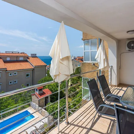 Bezaubernde Nur 500 Meter Zum Mit Meerblick, Privatpool, Grill, Waschmaschine