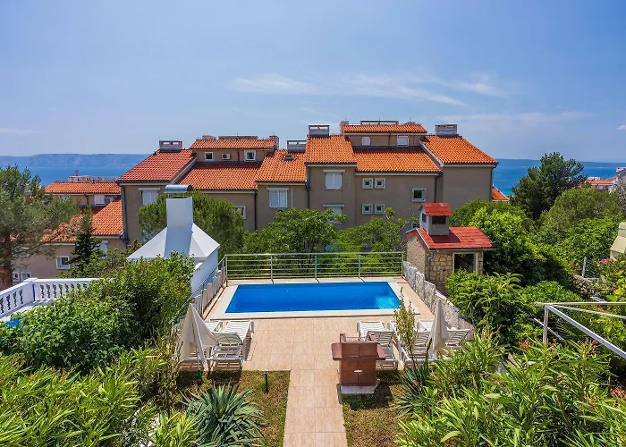 Bezaubernde Nur 500 Meter Zum Mit Meerblick, Privatpool, Grill, Waschmaschine