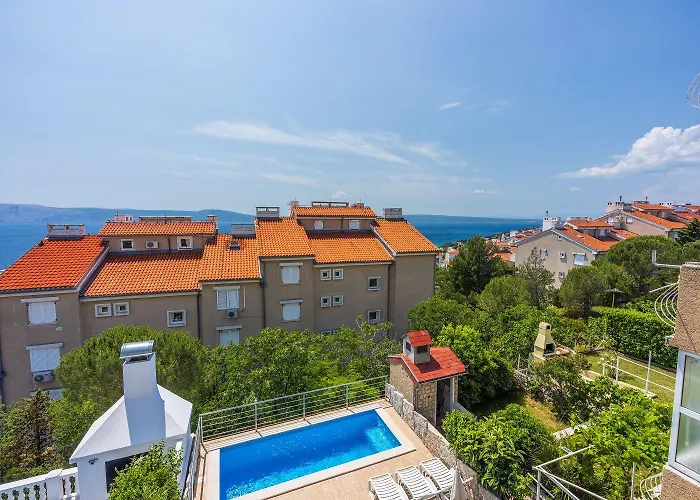 Bezaubernde Nur 500 Meter Zum Mit Meerblick, Privatpool, Grill, Waschmaschine Prázdninový dům